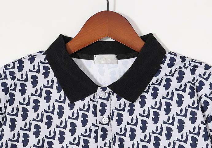 Dior Polo Shirt Short _SKUDiorM-2XL01720127